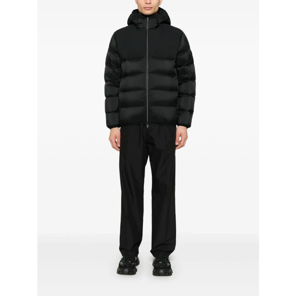 Moncler Zwarte Winterjassen Black Heren