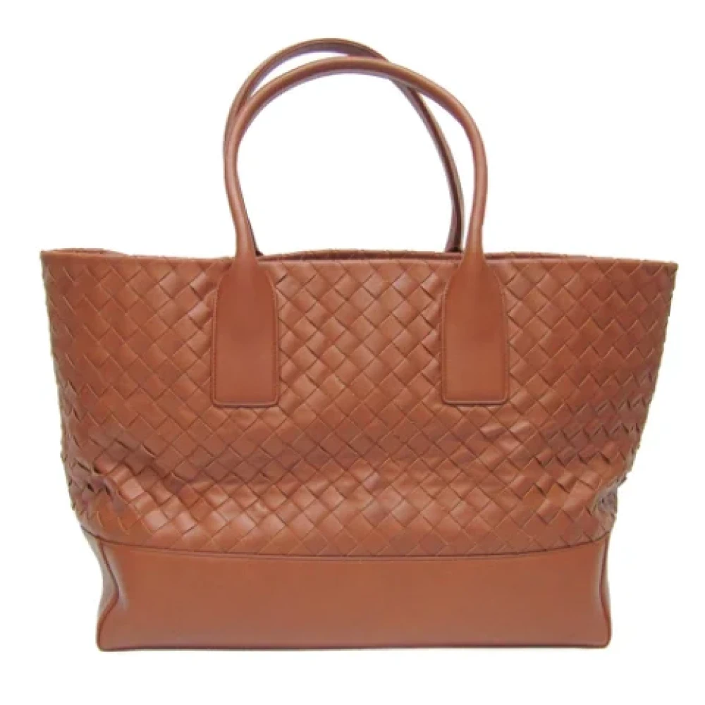 Bottega Veneta Vintage Pre-owned Leather totes Brown Dames