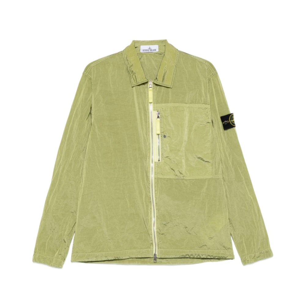 Stone Island Uomo Verde Wind Jacket