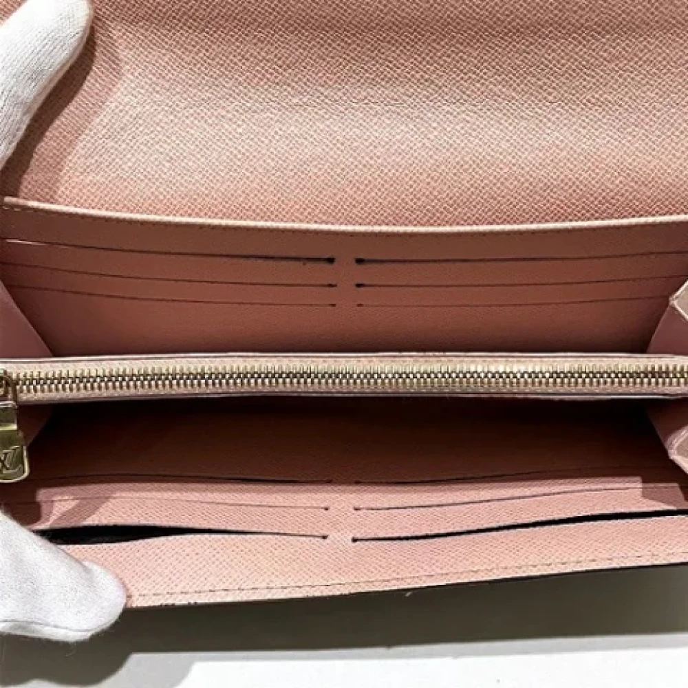 Louis Vuitton Vintage Pre-owned Plastic wallets Brown Dames