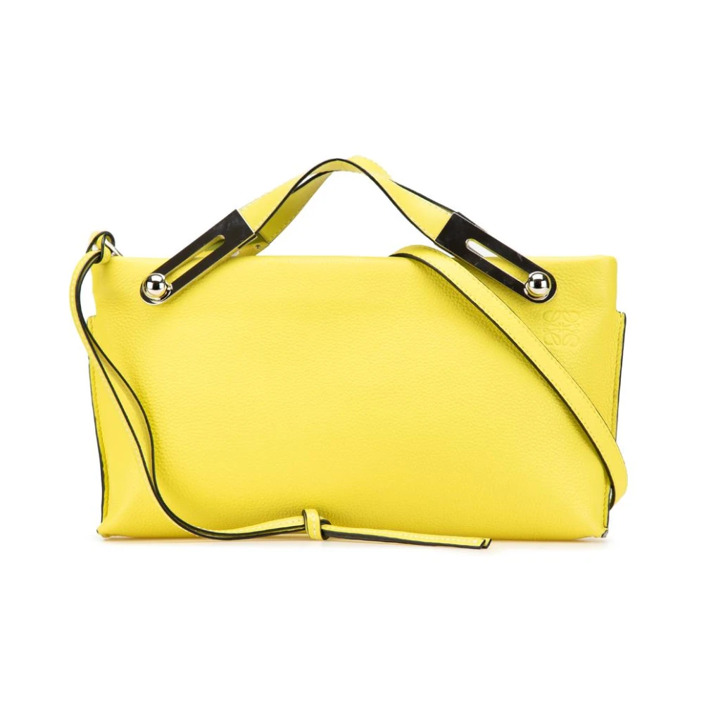 Loewe Pre-Owned Women's Yellow Pre-Owned Gate Pocket Small Messenger Bag