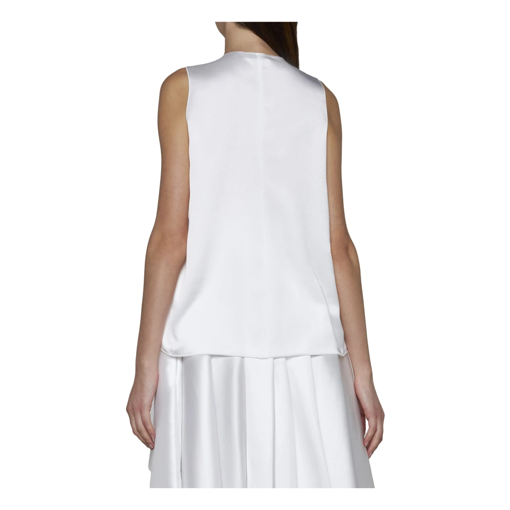 Blanca Vita V-hals Top White Dames