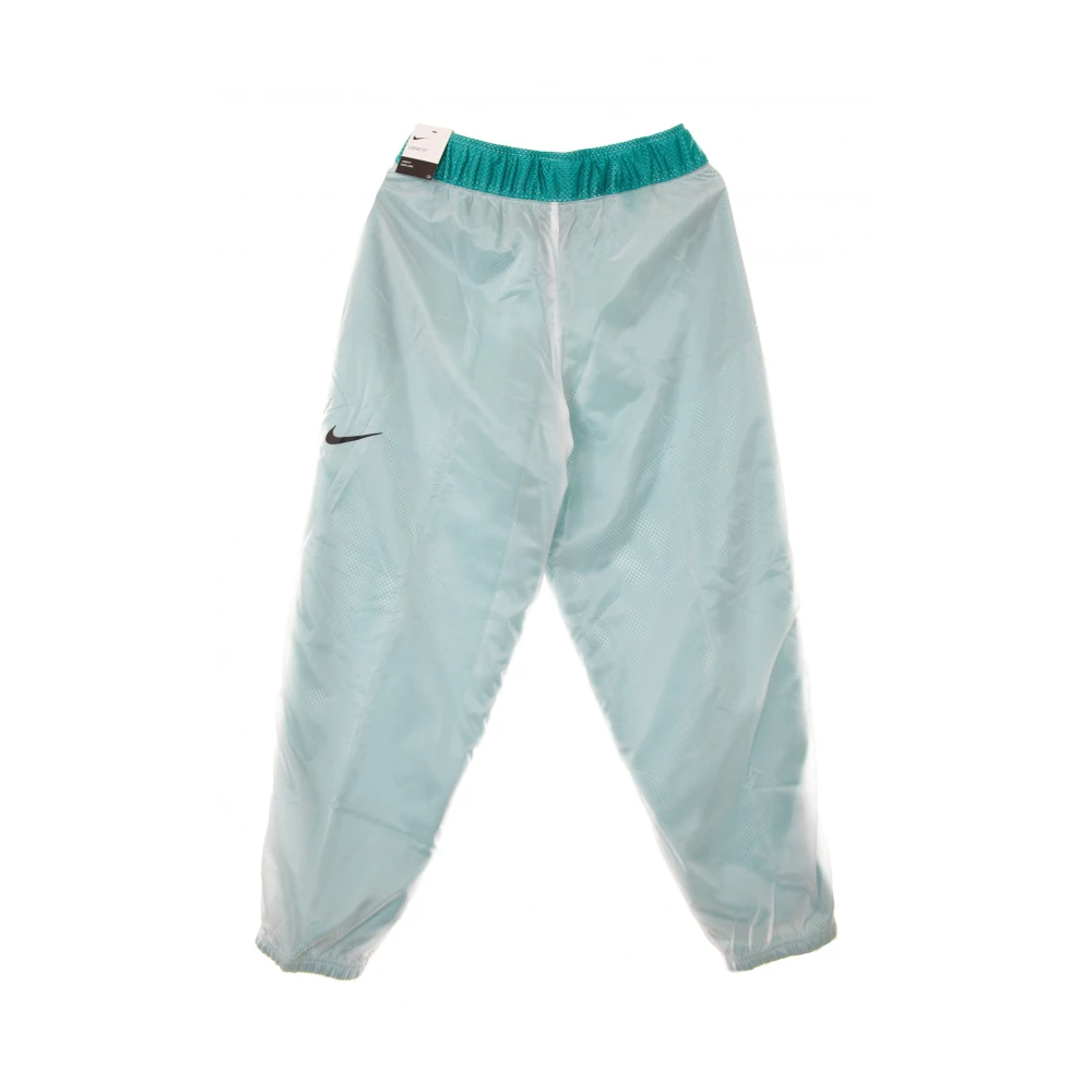 Nike Hoge taille geweven mesh sportbroek Green Dames