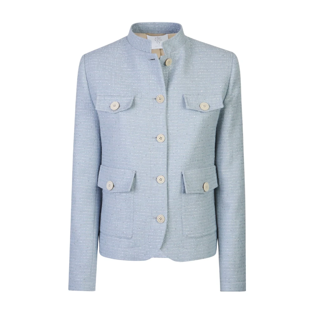 Eleventy Donna Blu Giacche, L, New,