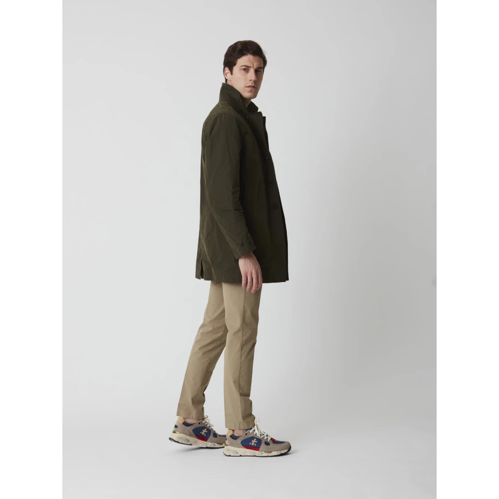 C.P. Company Stijlvolle Lange Jas Green Heren