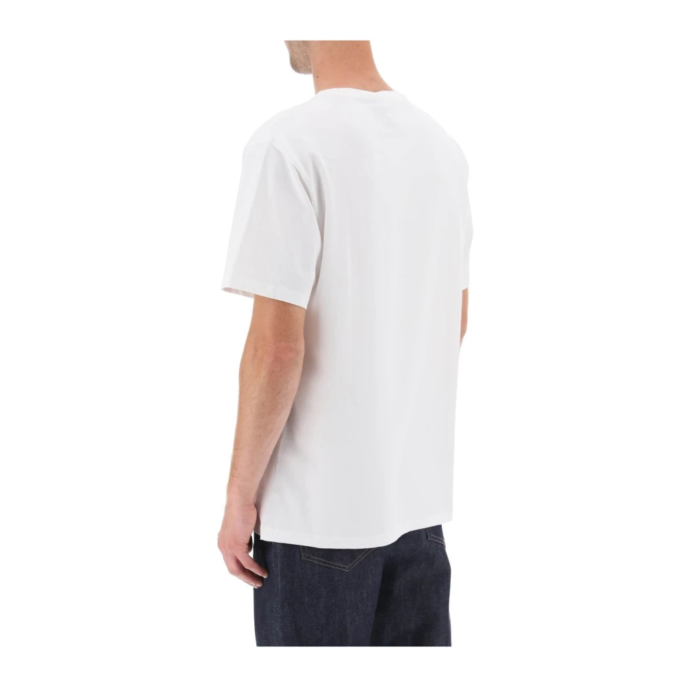 Maison Kitsuné Sweatshirt T-Shirt Combo White Heren