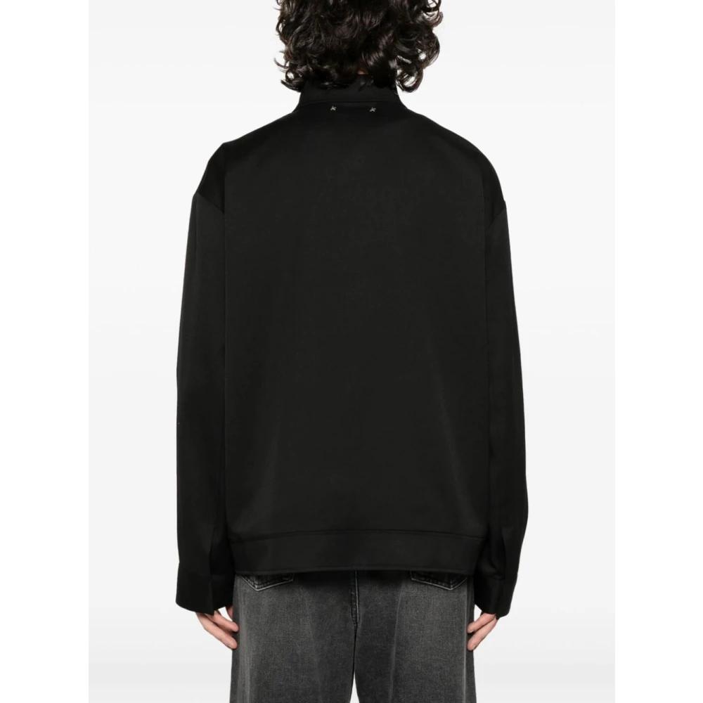 Golden Goose Zwarte Jassen voor een Stijlvolle Look Black Heren