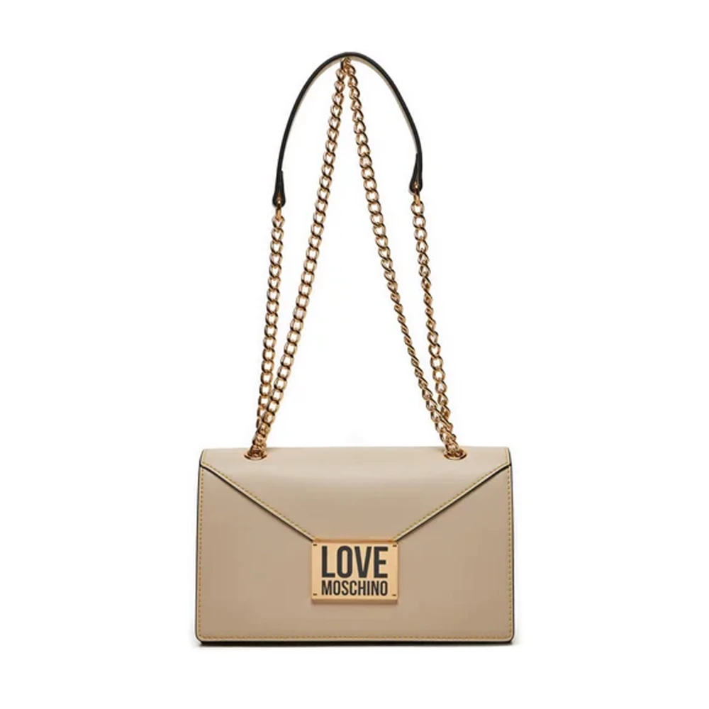 Love Moschino Stijlvolle Tassen Collectie Beige Dames