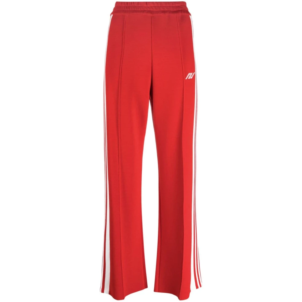 Autry Wide Trousers Red Dames