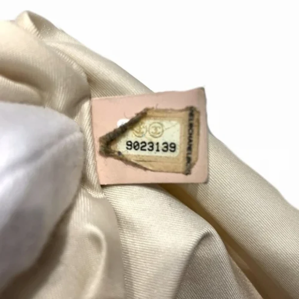 Chanel Vintage Pre-owned Nylon chanel-bags Beige Dames