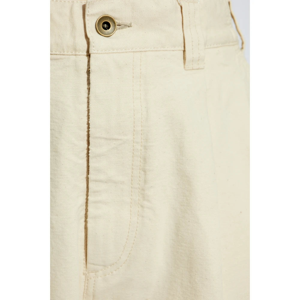 Maison Margiela Broek met zakken Beige Dames