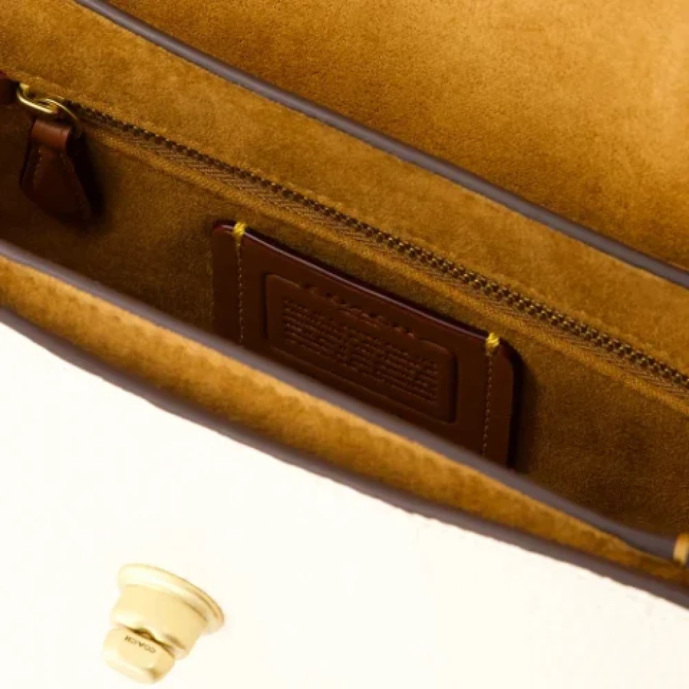 Coach Leather handbags White Dames