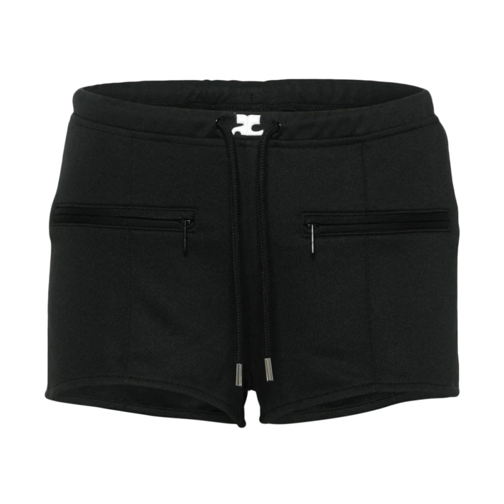 Courrèges Stijlvolle Mini Shorts Black Dames