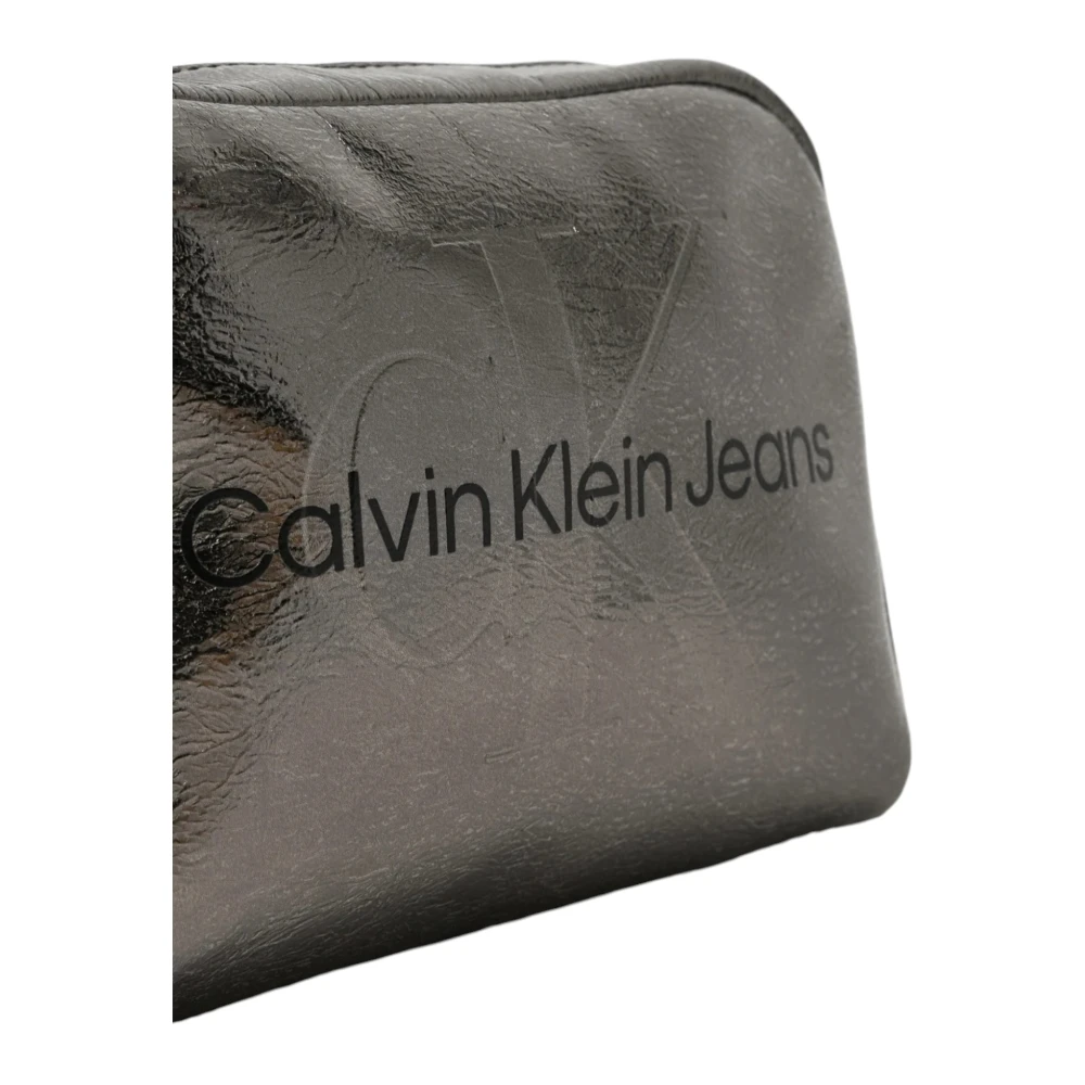 Calvin Klein Jeans Gevormde cameratas Herfst Winter Collectie Gray Dames