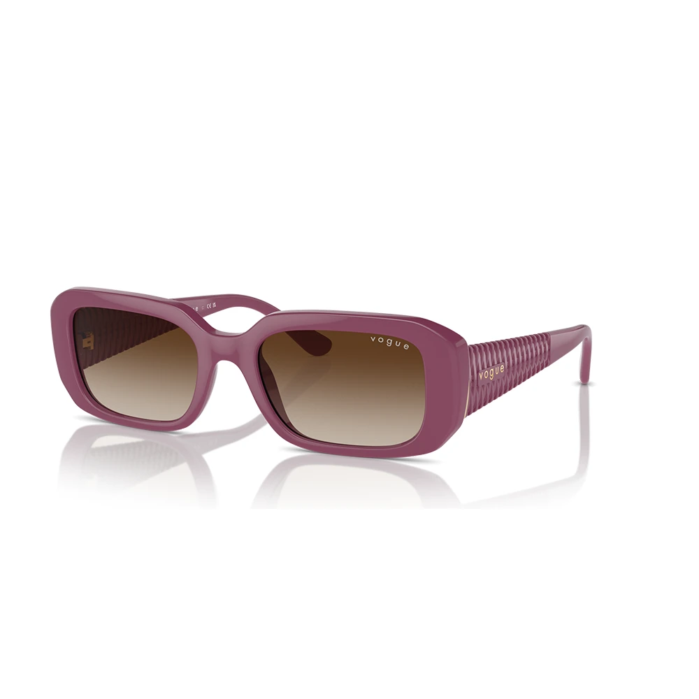 Vogue Women's Purple/Brown Shaded Sunglasses