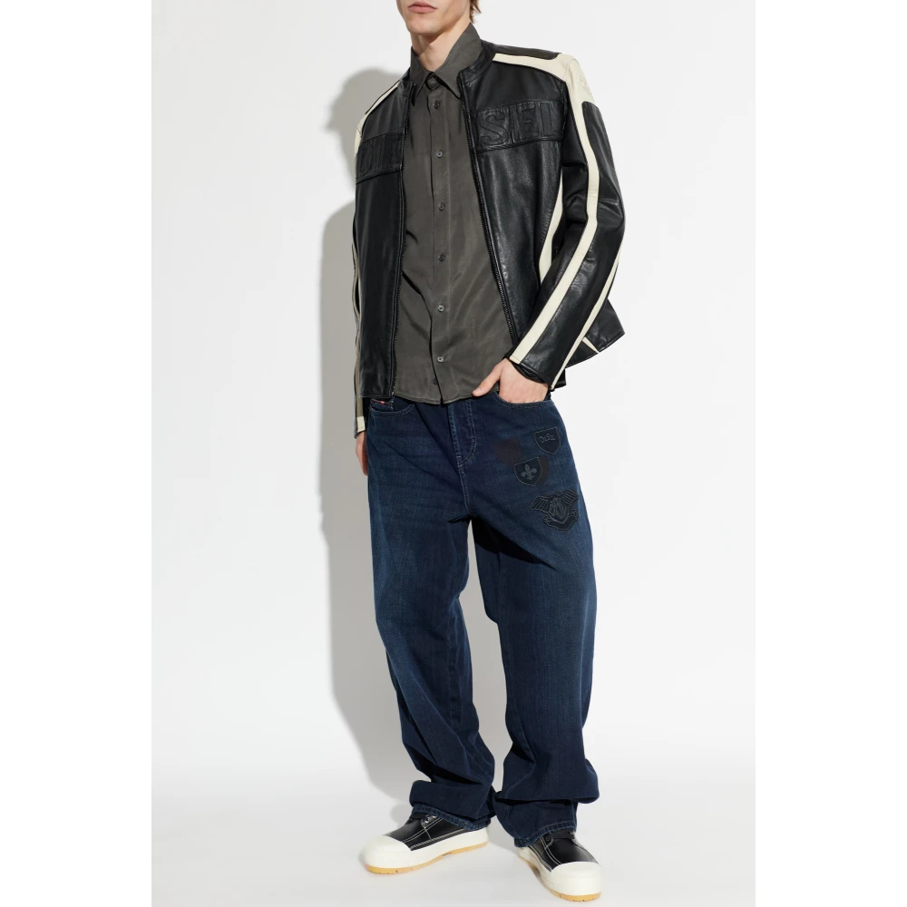 Diesel Uomo Blu Jeans, W33 L32, New,