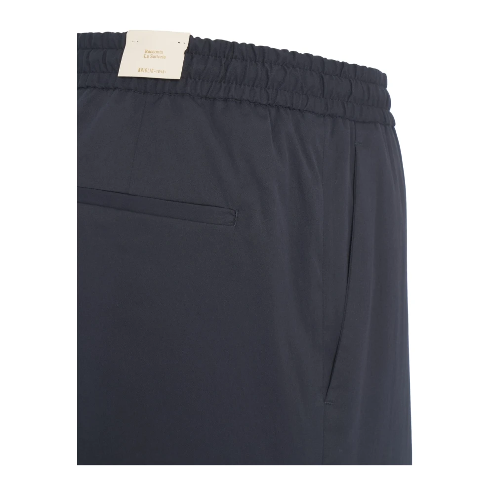 Briglia Blauwe Broek met Ritssluiting Blue Heren