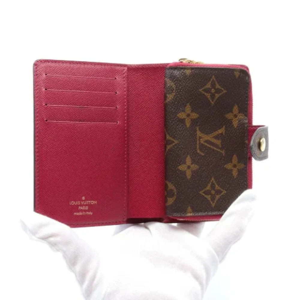 Louis Vuitton Vintage Pre-owned Plastic wallets Brown Dames