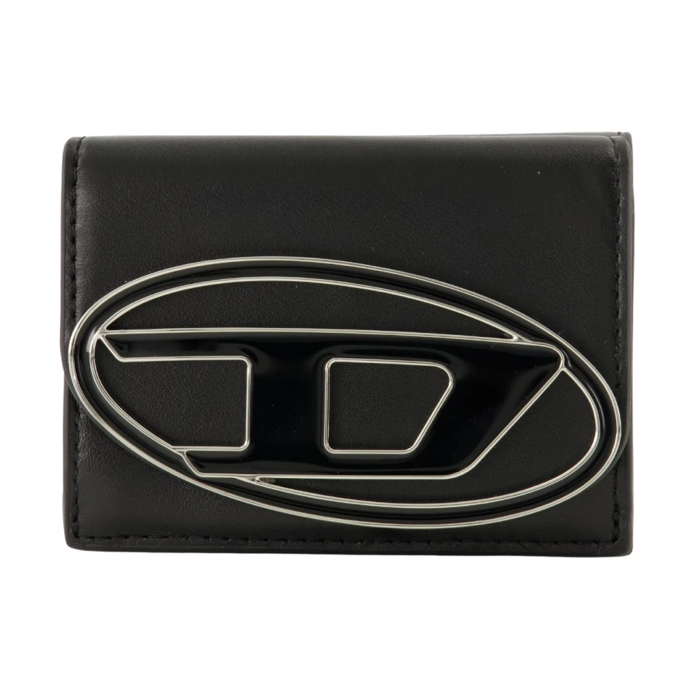 Diesel Women's Black Wallets & Cardholders, One Size, 1Dr Trifold Wallet