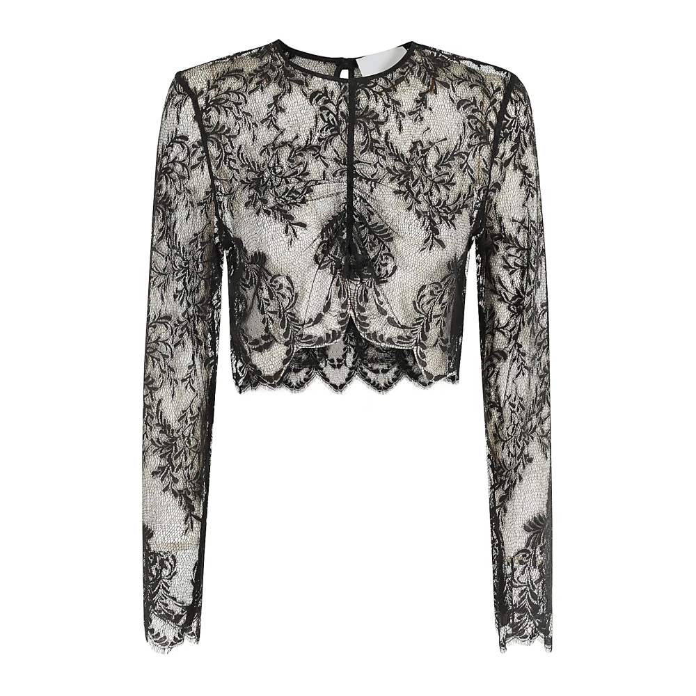 Erika Cavallini Elena Casual T-shirt Black Dames