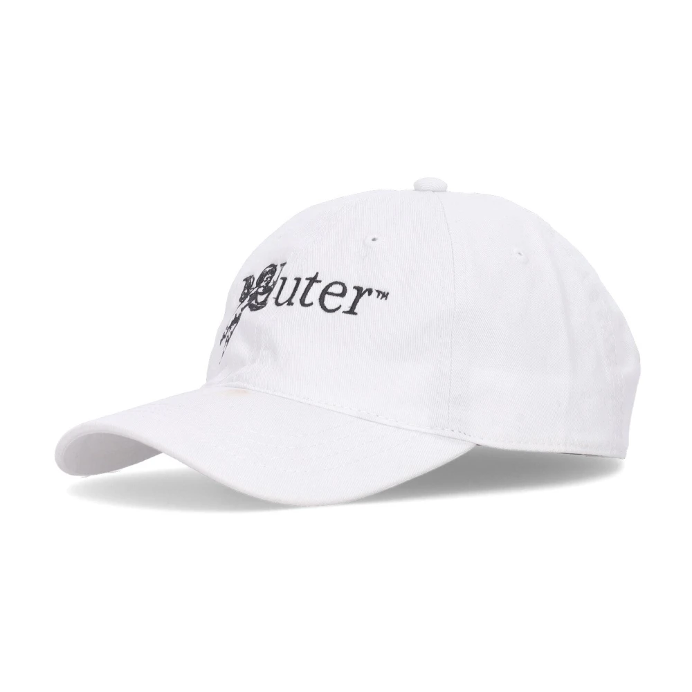 Iuter Vit Böjd Skärm Pappa Hatt