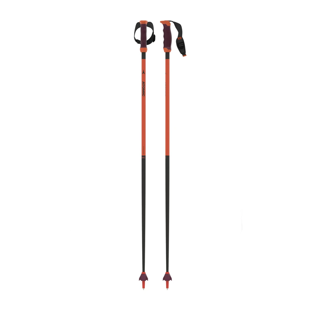Atomic Carbon SQS Skistokken Red Unisex