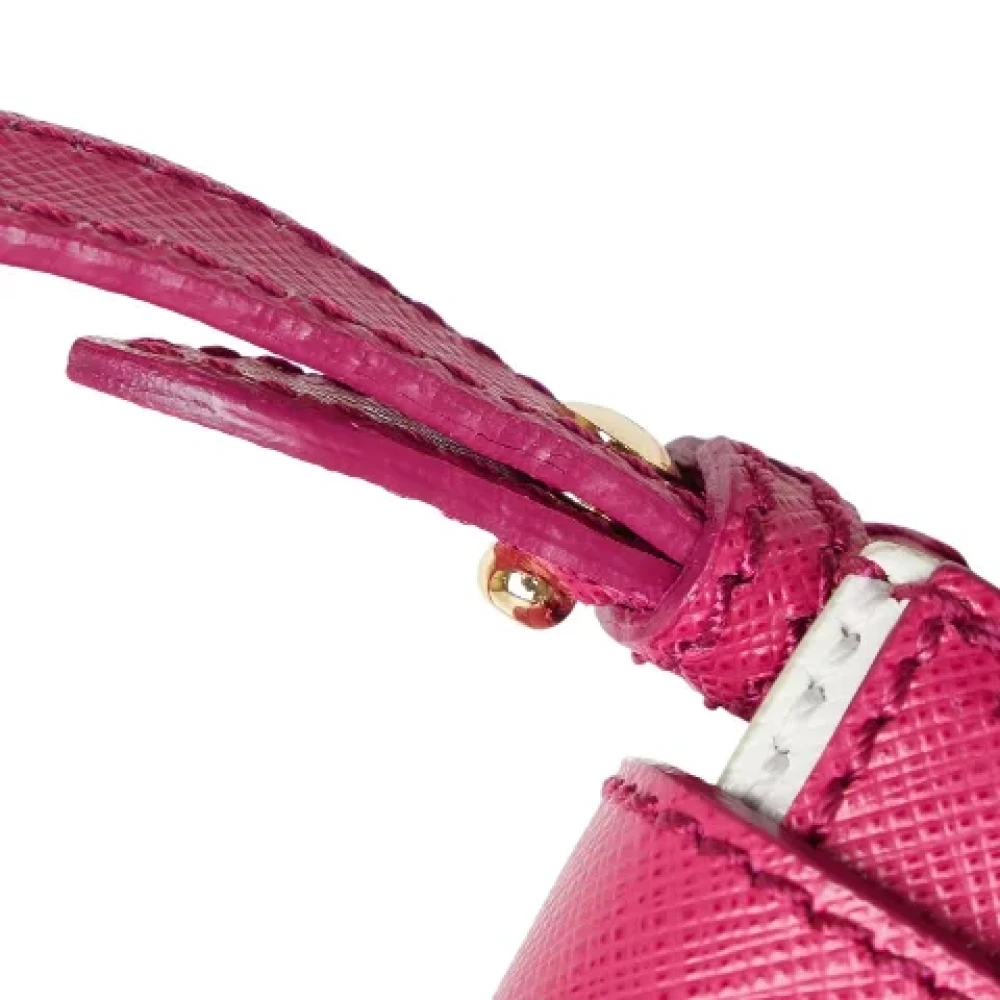 Salvatore Ferragamo Pre-owned Leather handbags Pink Dames
