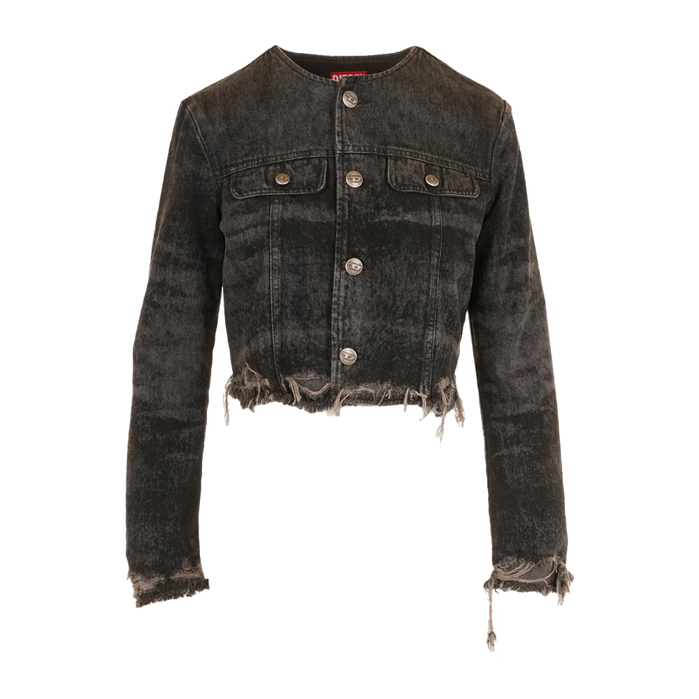 Diesel Donna Nero Giacche, L, New,