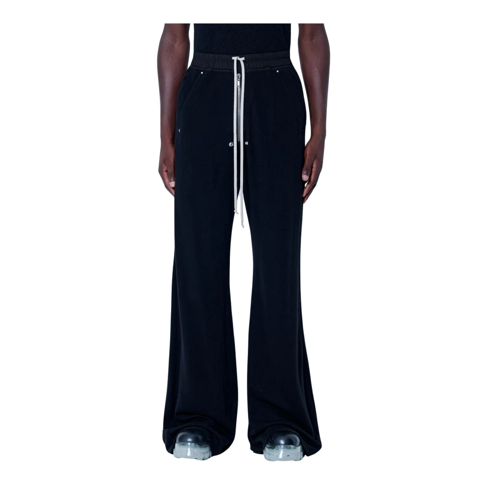 Rick Owens Wide Bela Trousers - Male - Wide Trousers - Black - 2XL - Trousers