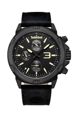 black-leather-strap-quartz-watch