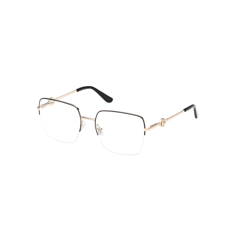 Guess Black Glasses, Female, 53 Mm, Square Eyeglasses