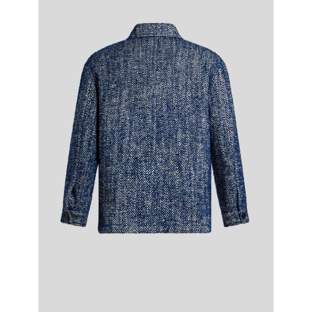 ETRO Stijlvolle Jassen voor Mannen en Vrouwen Blue Heren