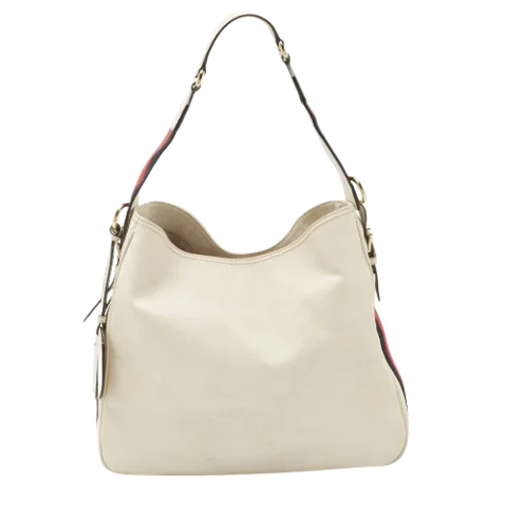 Gucci Vintage Pre-owned Fabric handbags White Dames
