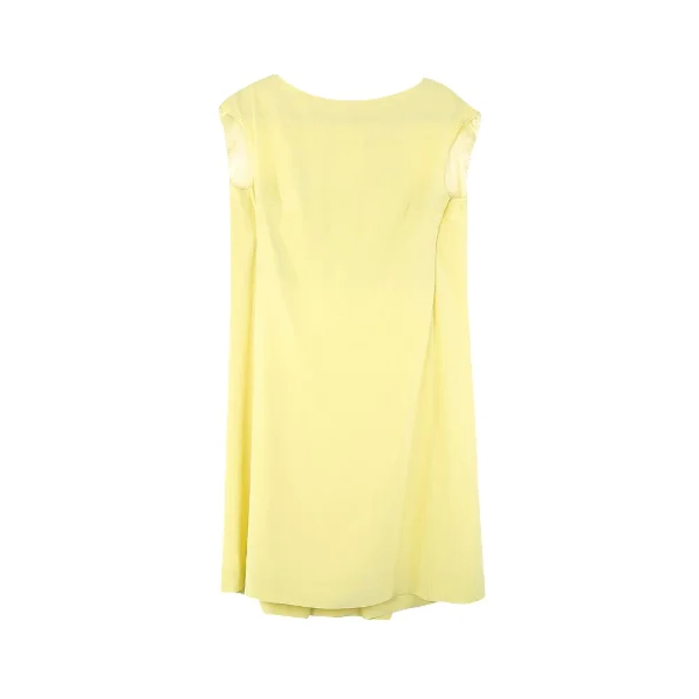 Maison Margiela Pre-owned Silk dresses Yellow Dames