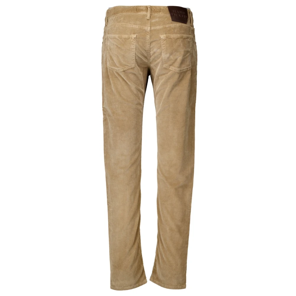 Hand Picked Orvieto Jeans in Zand Kleur Brown Heren