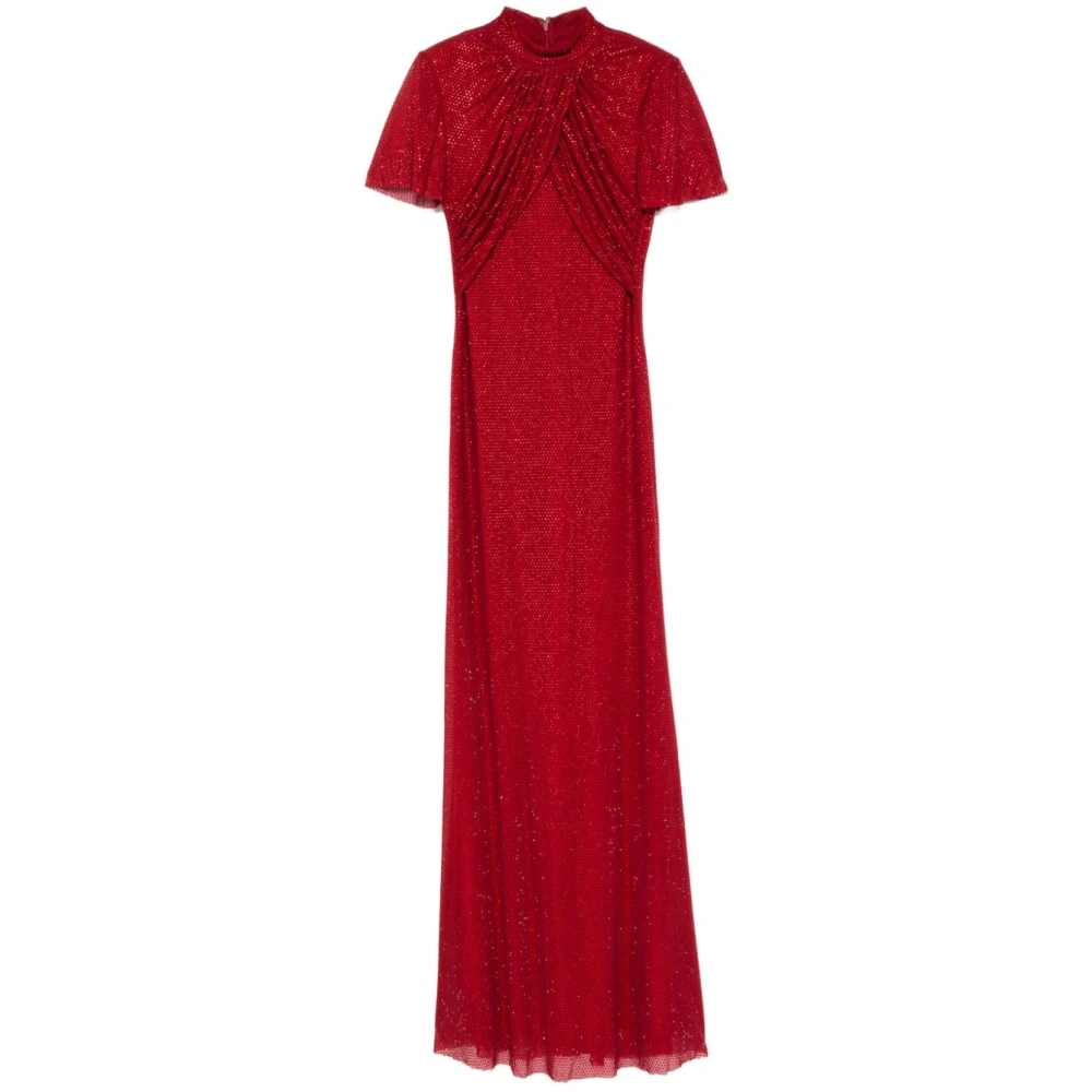 Self Portrait Rode Elegante Jurk voor Vrouwen Red Dames