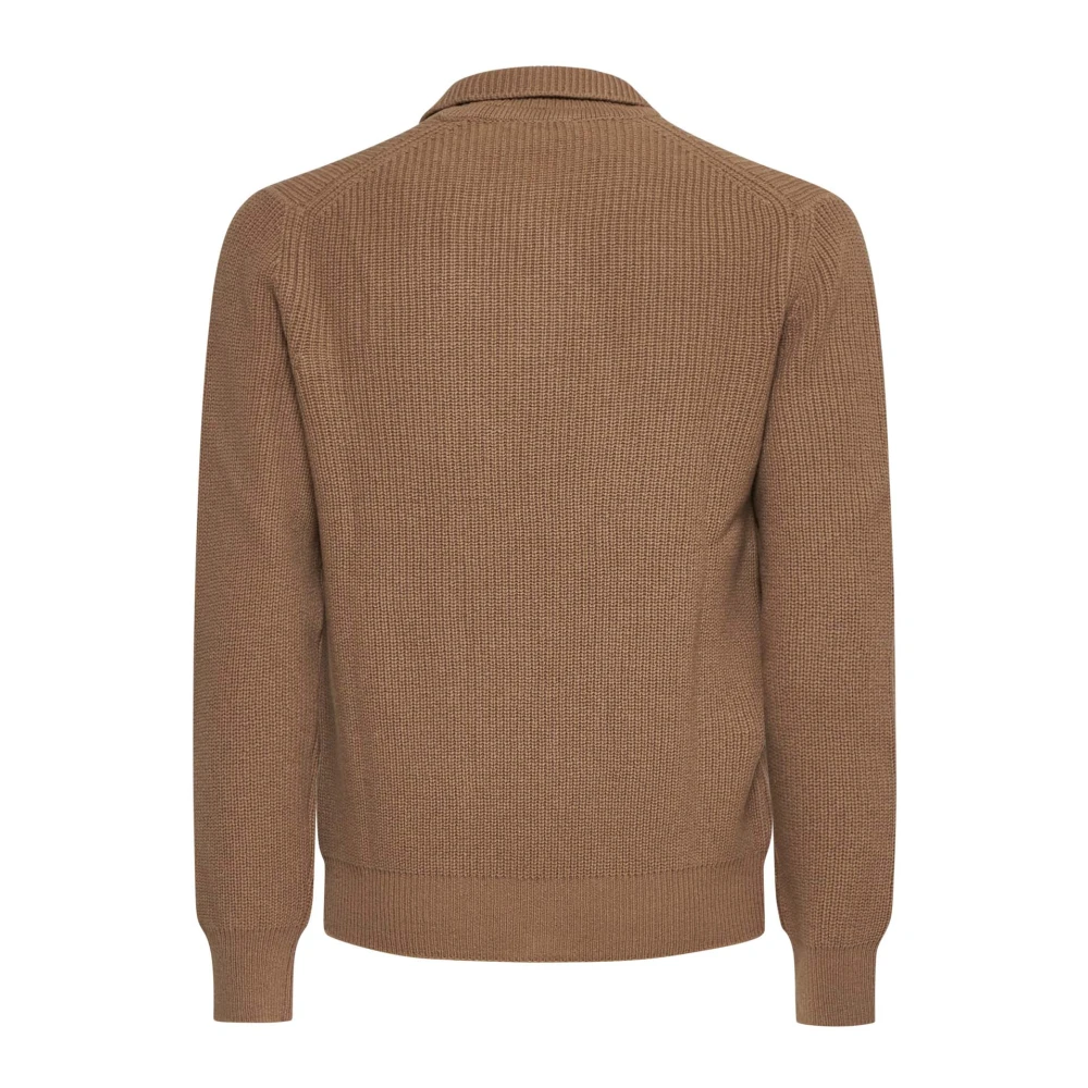 D4.0 Bruine Sweater Collectie Brown Heren