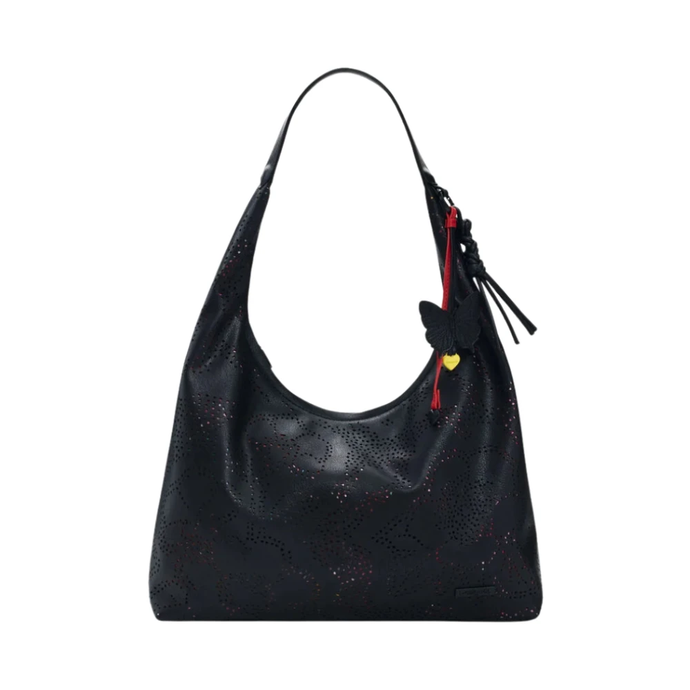 Desigual Donna Nero Borse, Taglia Unica, New,