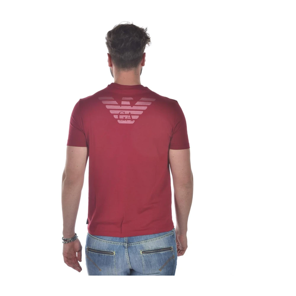 Emporio Armani Sweatshirts Red Heren