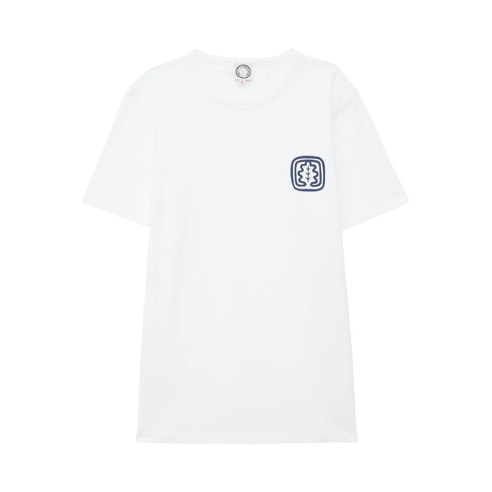 Ines De La Fressange Paris Witte Oscar T-shirt met Eikenblad White Dames