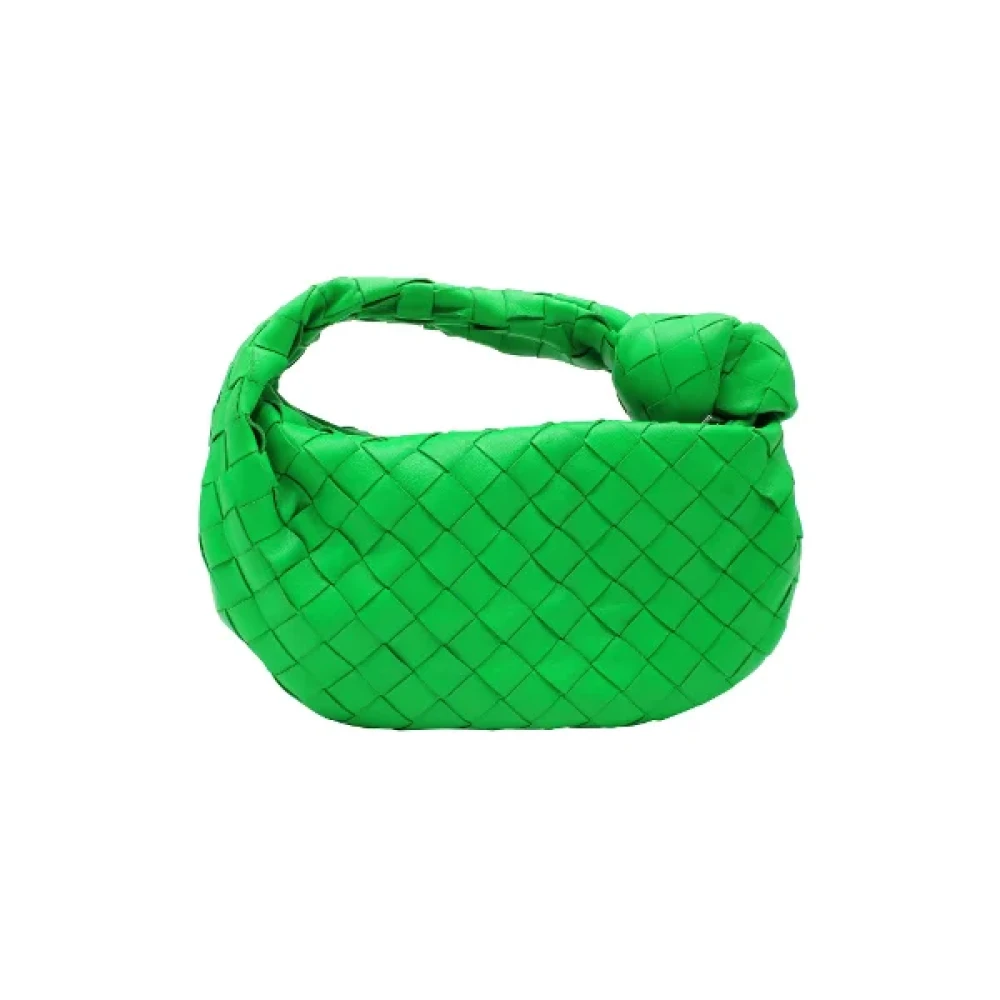 Bottega Veneta Vintage Pre-owned Leather handbags Green Dames