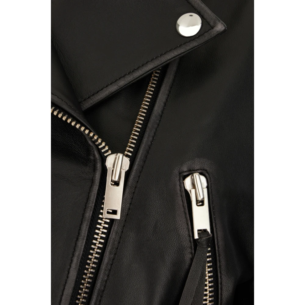 Max Mara Weekend Leren Jassen en Schoenen Collectie Black Dames