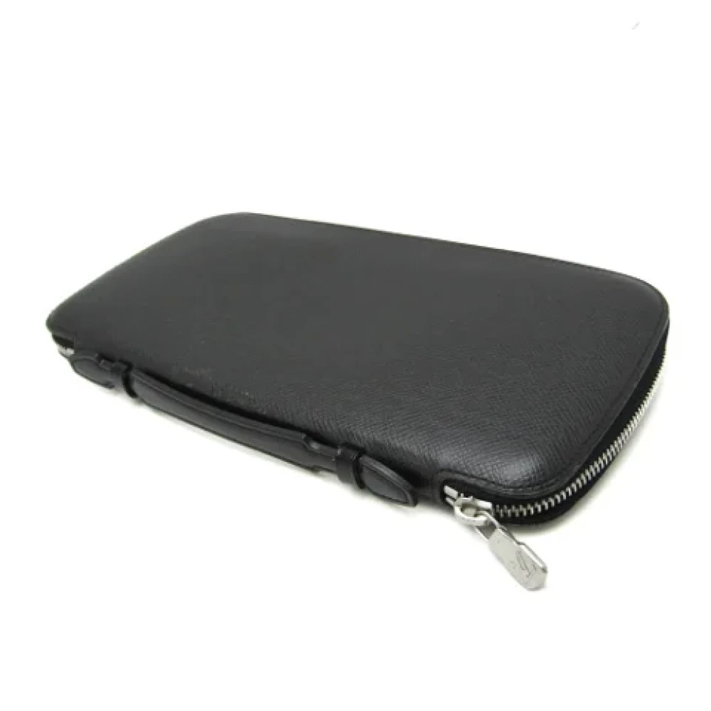 Louis Vuitton Vintage Pre-owned Leather wallets Black Heren