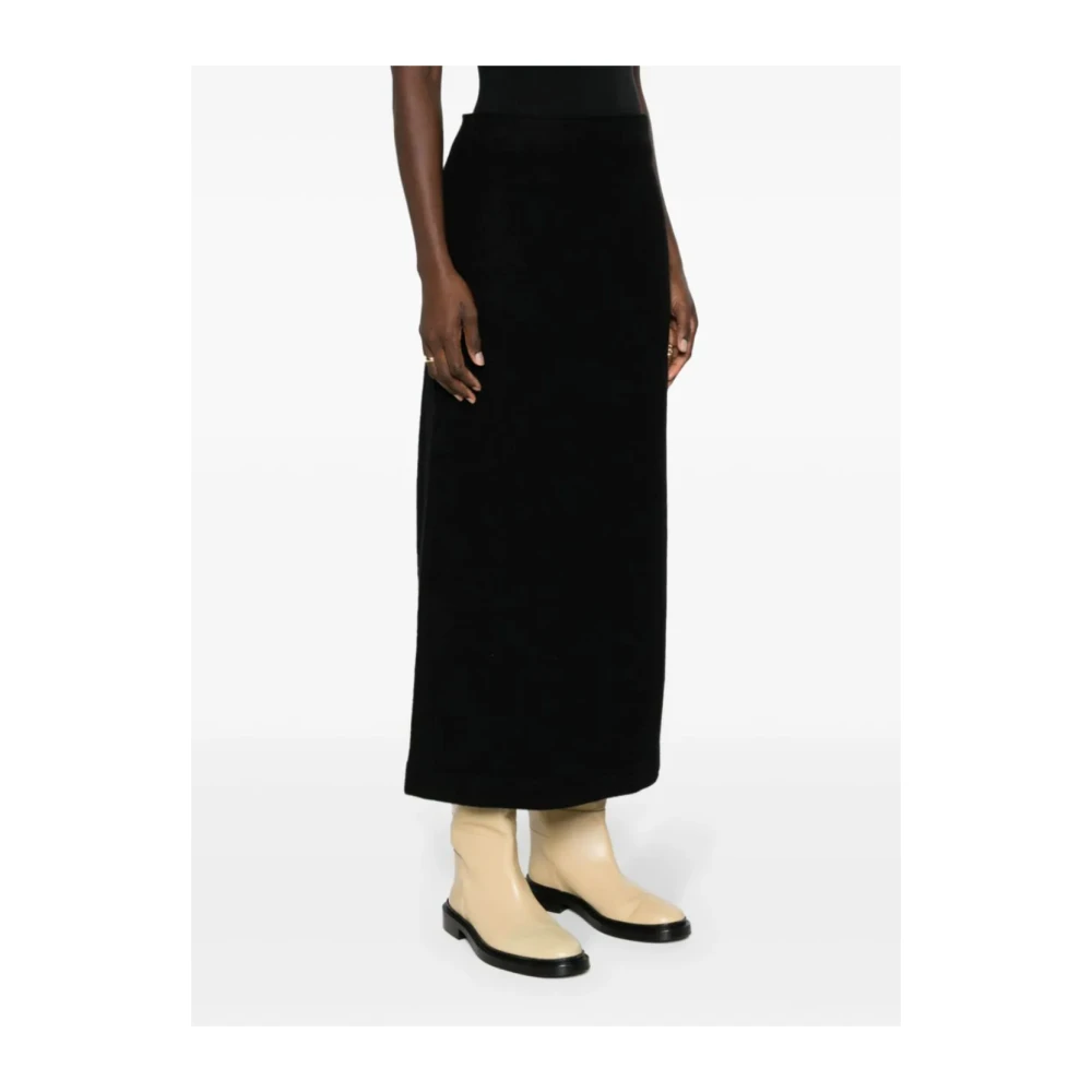 Jil Sander Zwarte Rok Black Dames