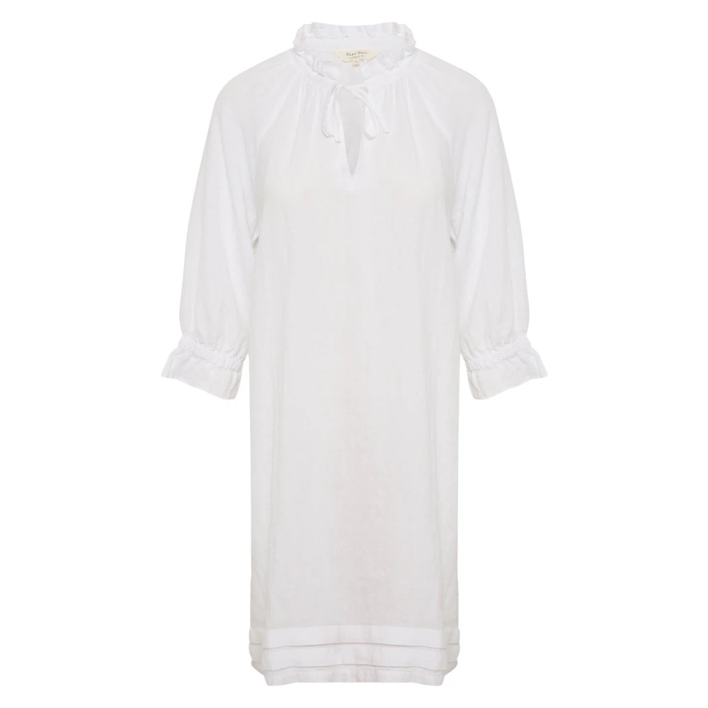 Part Two Stilfull vit klänning för dagligt bruk White, Dam