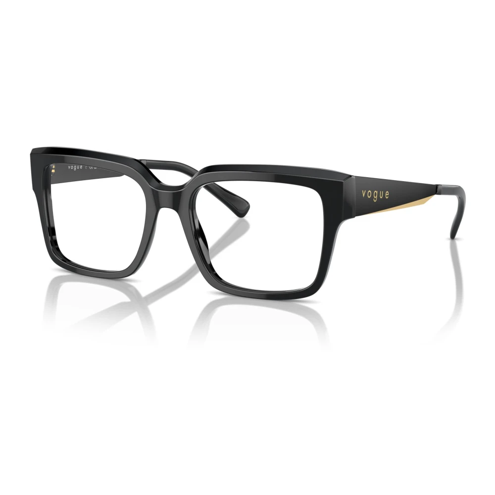 Vogue Zwarte Brillenmonturen Black Unisex