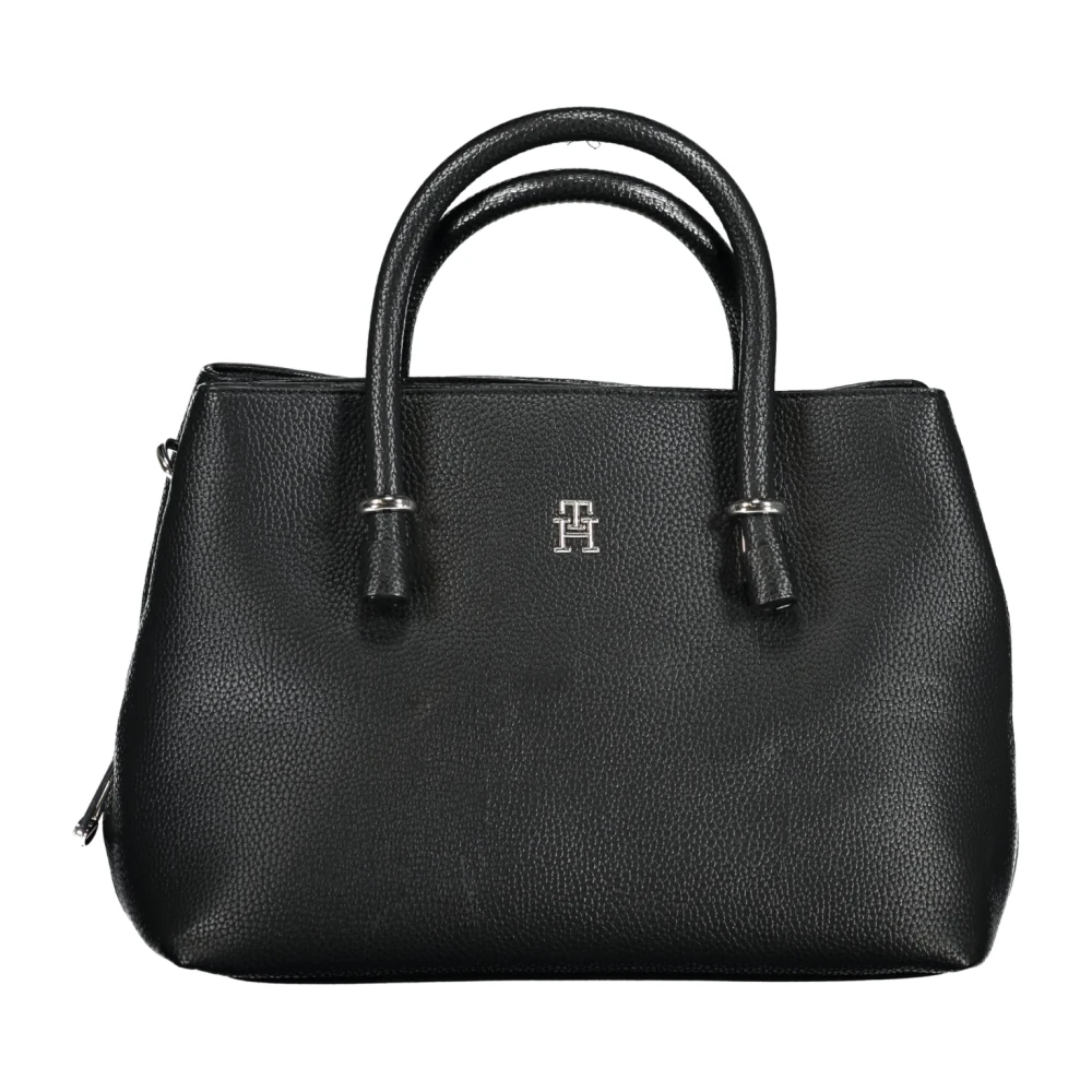 Tommy Hilfiger Zwarte Dameshandtas met Verstelbare Band Black Dames
