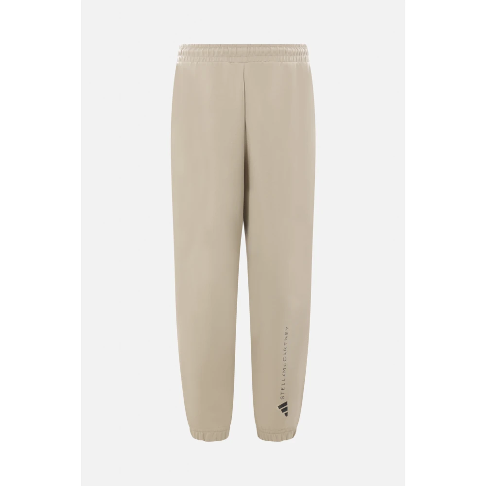 adidas by stella mccartney Katoenen Joggingbroek Beige Dames