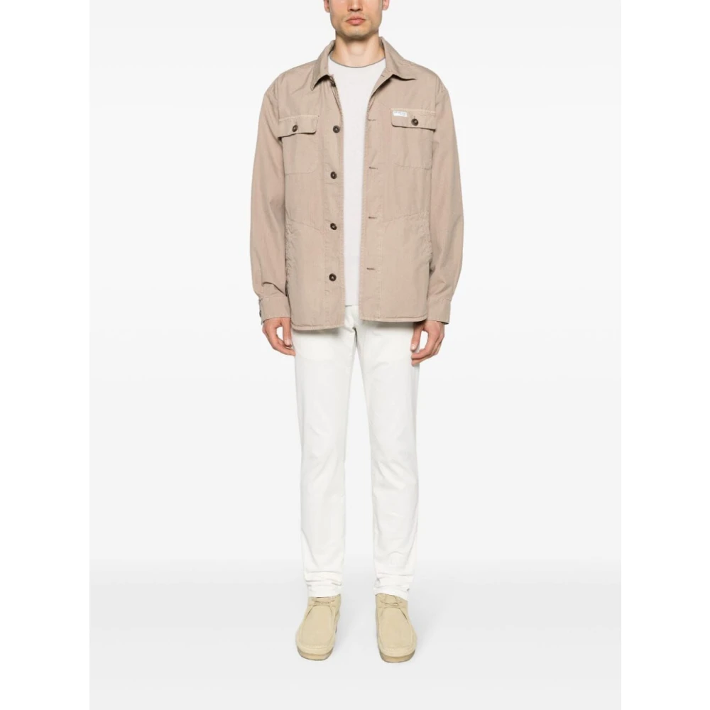 Incotex Casual Katoenen Broek White Heren