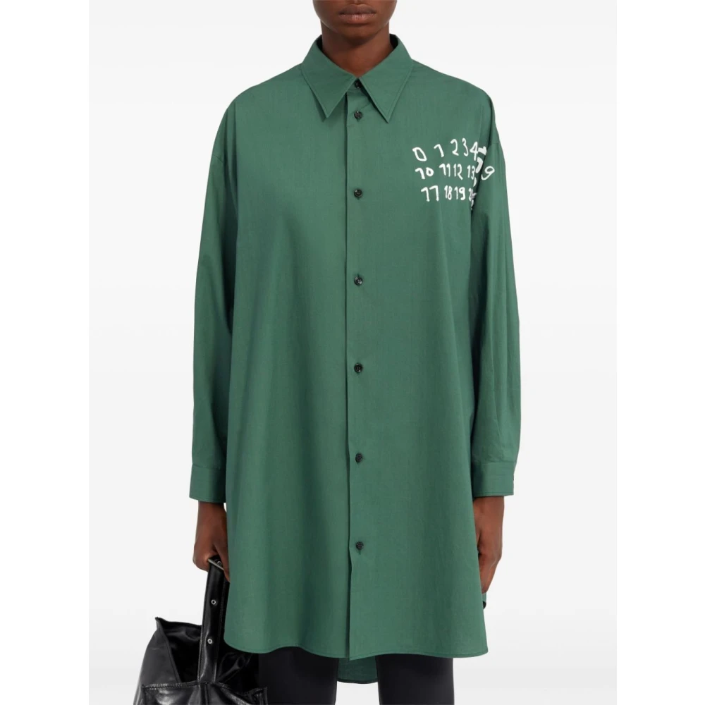 MM6 Maison Margiela Groene jurken voor vrouwen Green Dames
